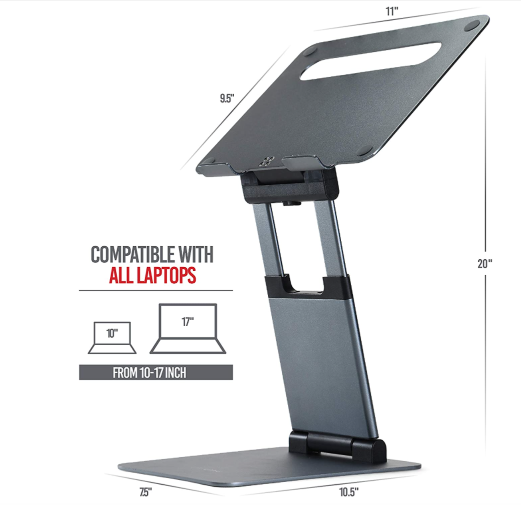 12M Laptop Stand For Desk, Height Adjustable , Computer Stand For Laptop